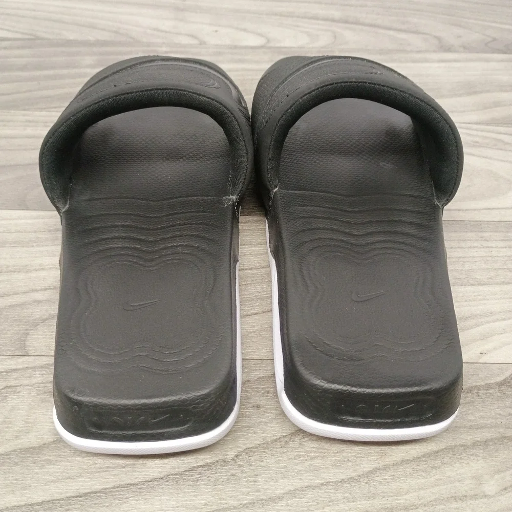 Nike Air Max Cirro Slides Sandals Men's Size 8 Black White Silver